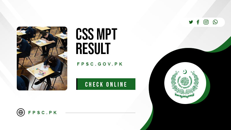 FPSC CSS MPT Result