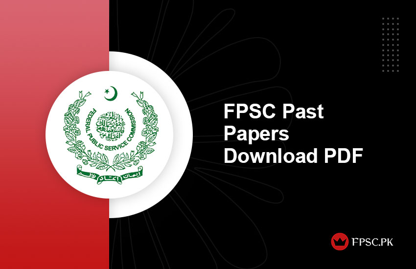 FPSC Past Papers Download PDF