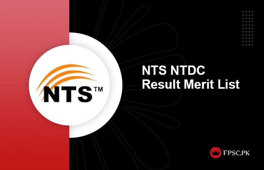 NTS NTDC Result Merit List