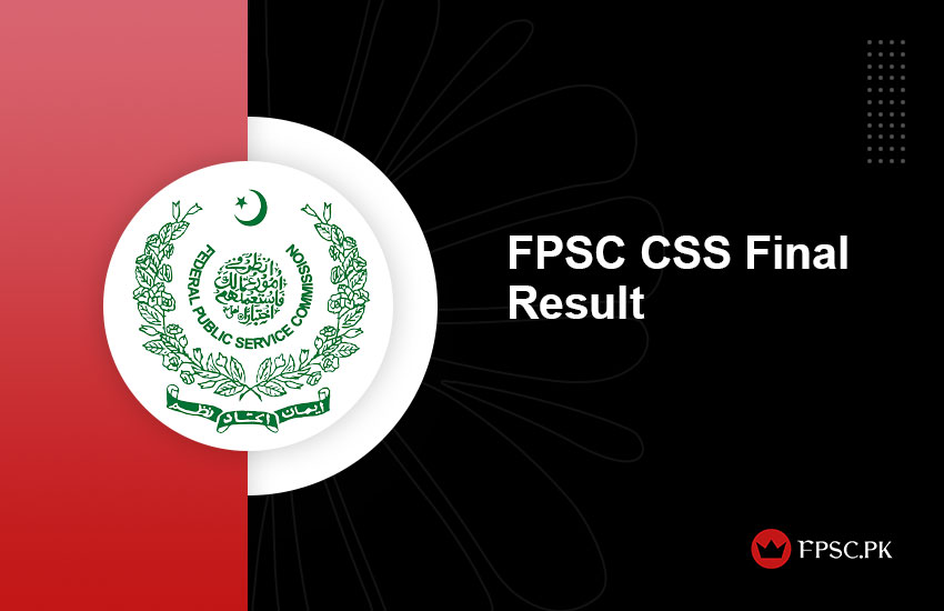 FPSC CSS Final Result