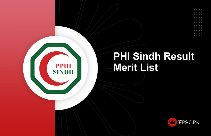 PHI Sindh Result Merit List