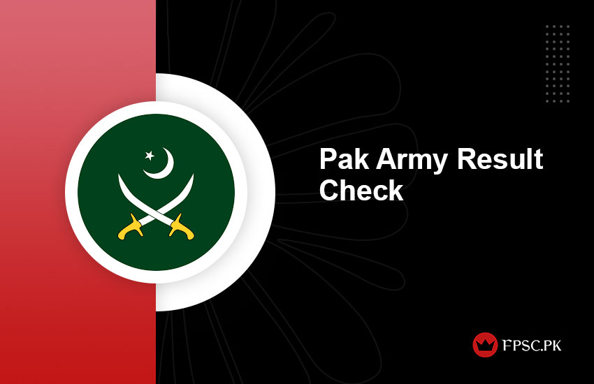 Pak Army Result Check
