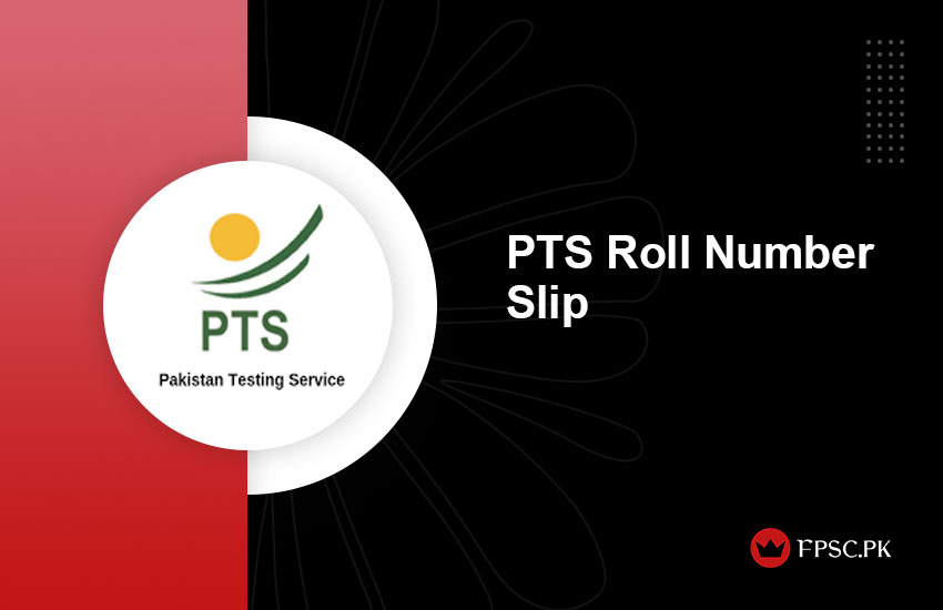 PTS Roll Number Slip