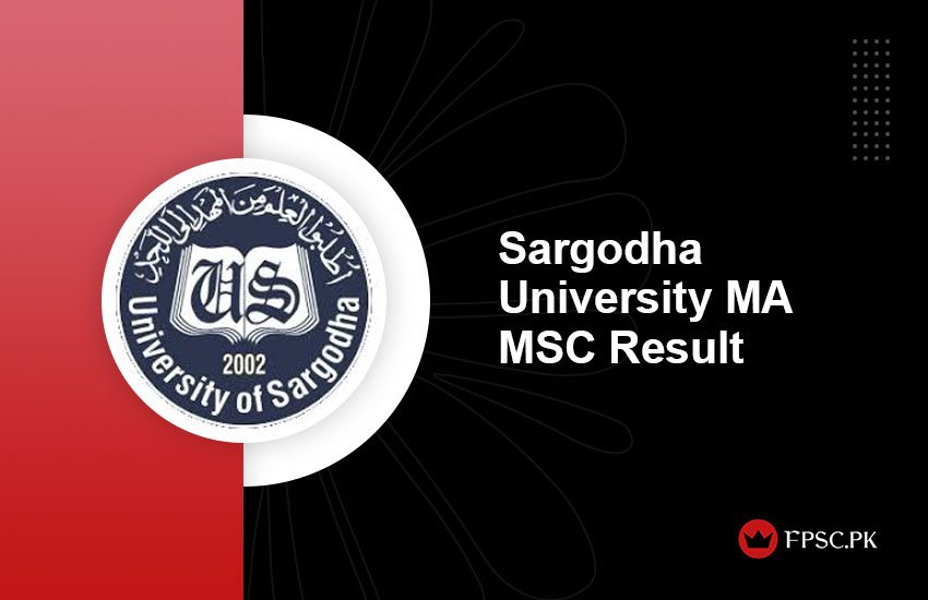 Sargodha University MA MSC Result