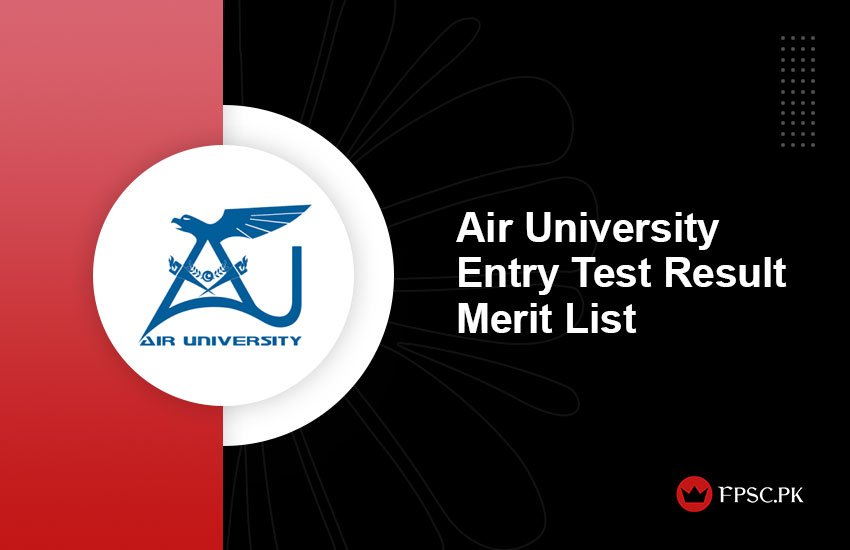 Air University Entry Test Result Merit List