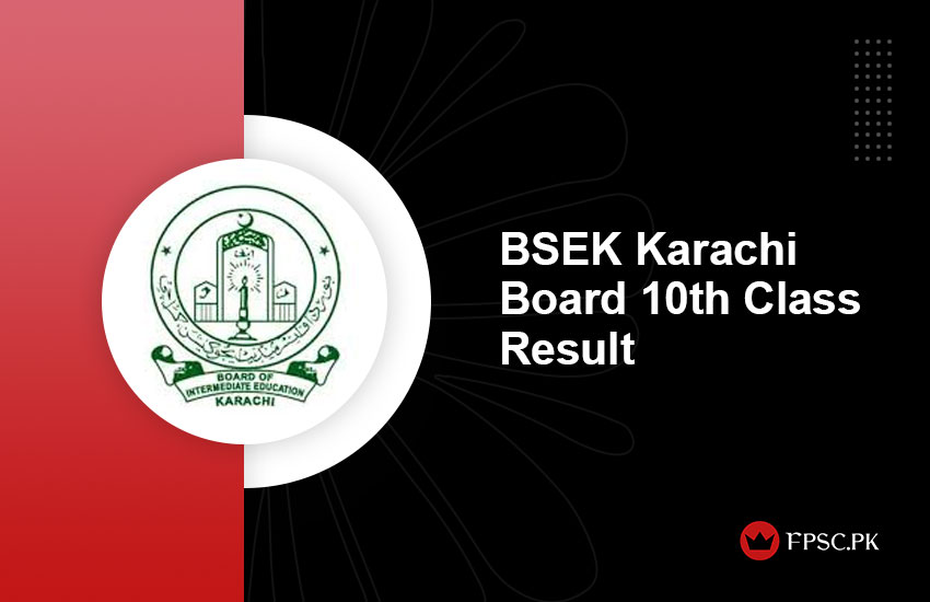 BSEK Karachi Board 10th Class Result