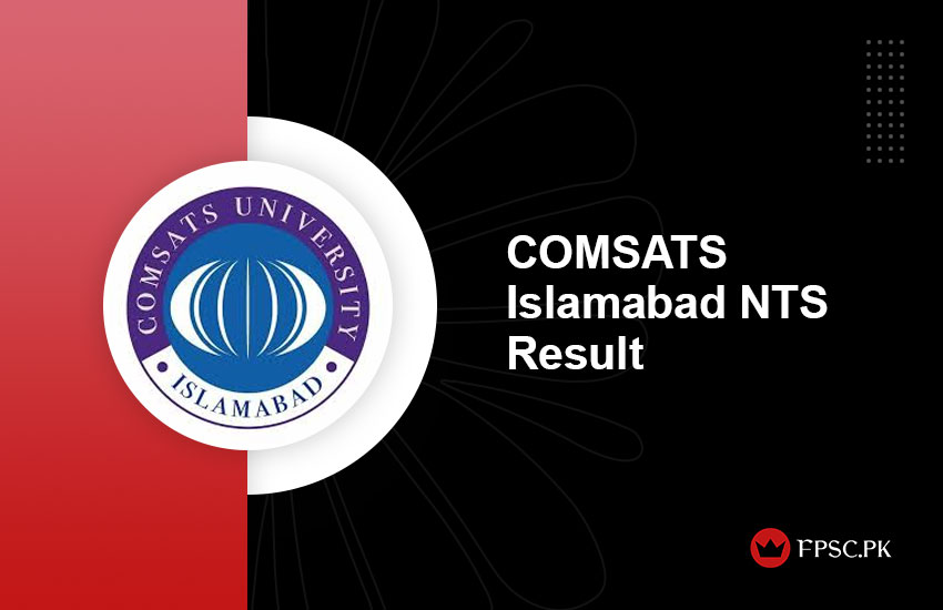 COMSATS Islamabad NTS Result