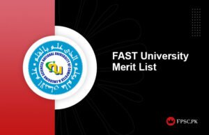 FAST University Merit List 2025 1st, 2nd, 3rd Final Pdf