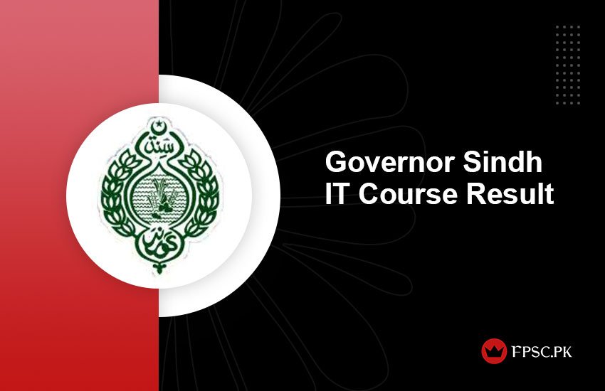Governor Sindh IT Course Result