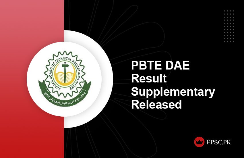 PBTE DAE Result Supplementary Released