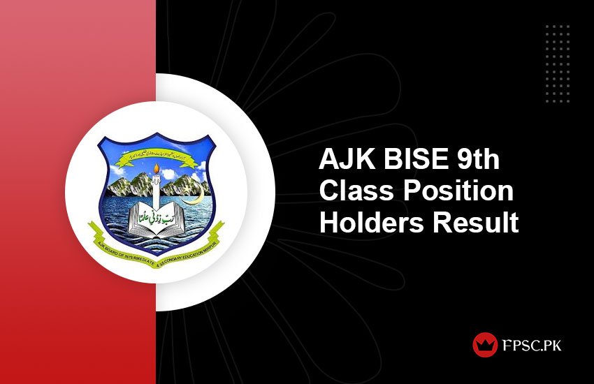 AJK BISE 9th Class Position Holders Result