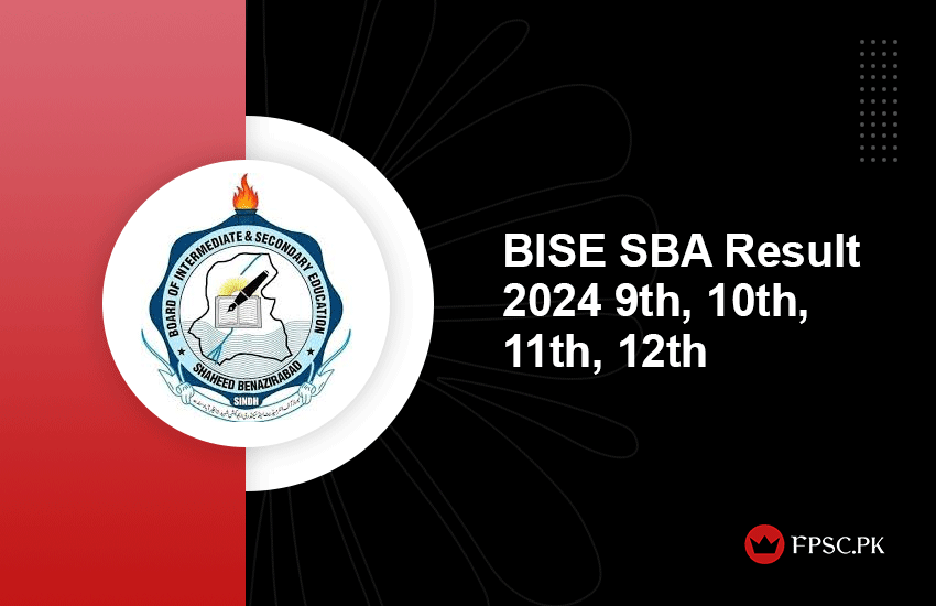 BISE SBA Result 9th, 10th, 11th, 12th
