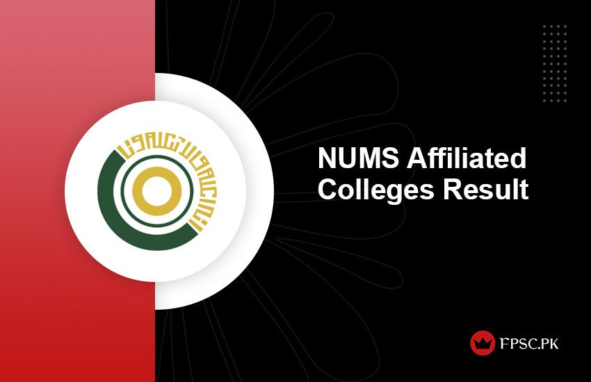 NUMS Affiliated Colleges Result