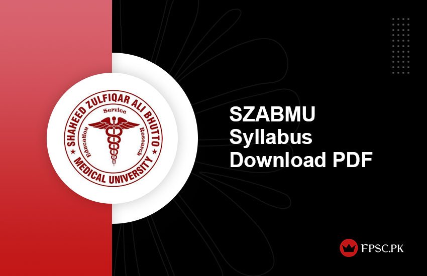 SZABMU Syllabus Download PDF