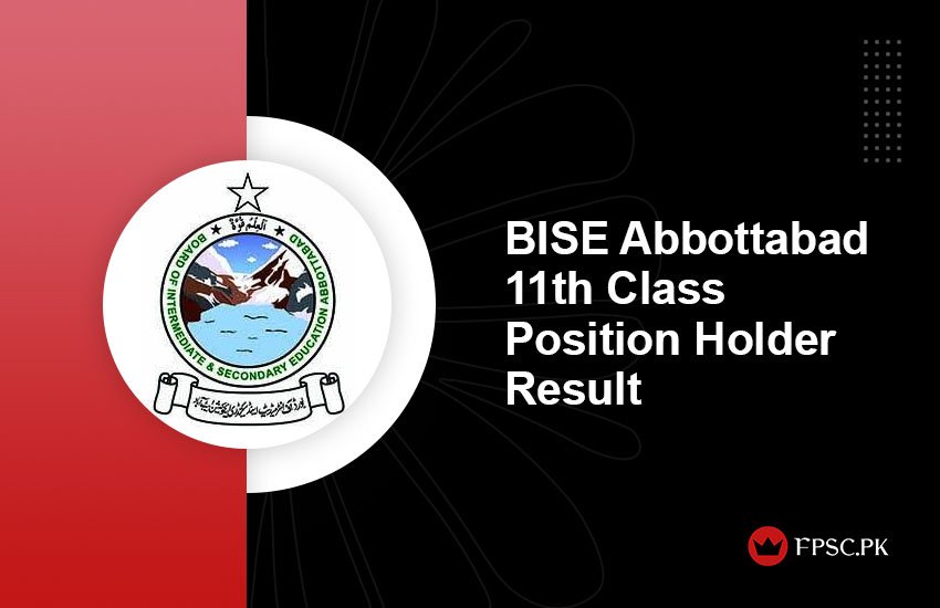 BISE Abbottabad 11th Class Position Holder Result