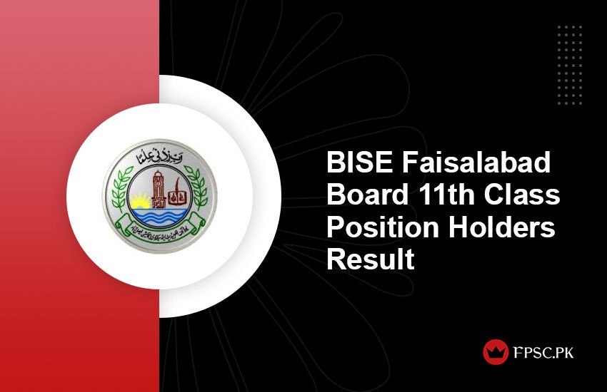 BISE Faisalabad Board 11th Class Position Holders Result
