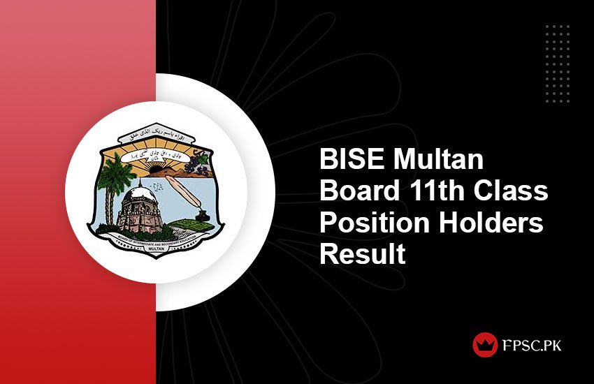 BISE Multan Board 11th Class Position Holders Result