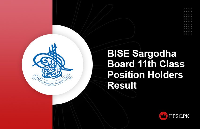 BISE Sargodha Board 11th Class Position Holders Result