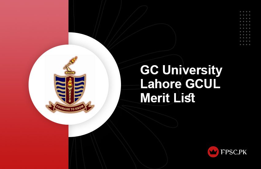 GC University Lahore GCUL Merit List