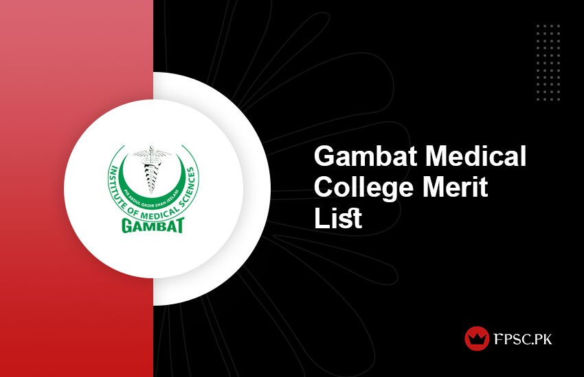Gambat Medical College Merit List