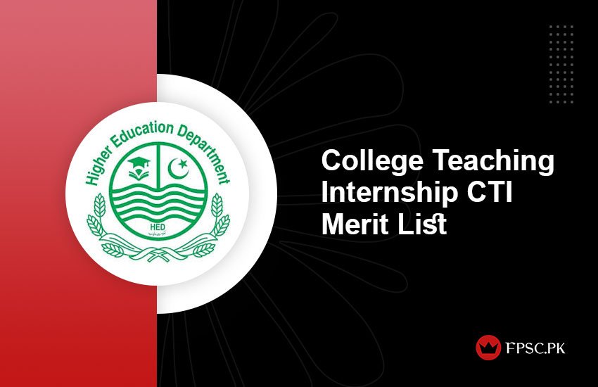 CTI Merit List 2024 PDF Download