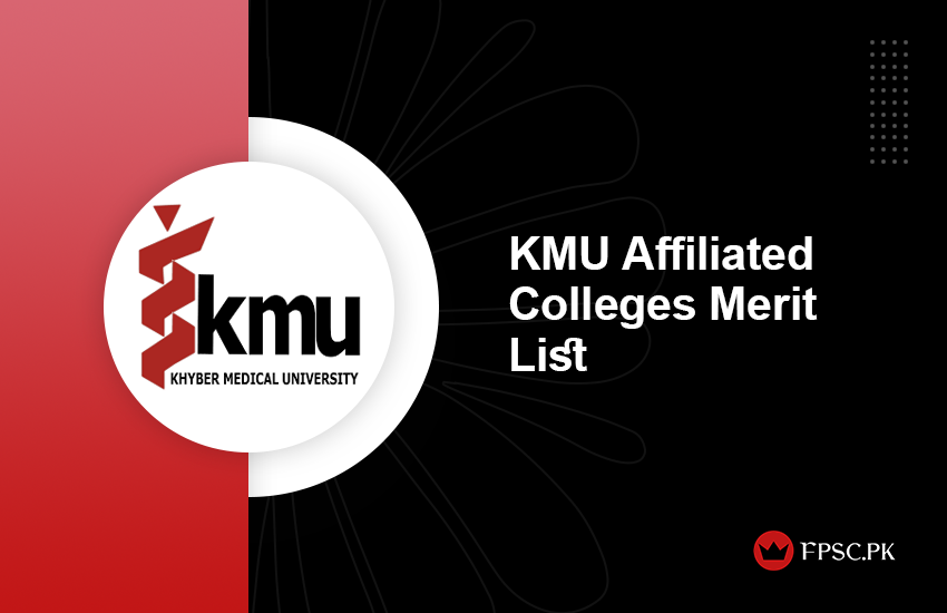 KMU Affiliated Colleges Merit List