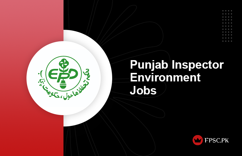 Punjab Inspector Environment Jobs