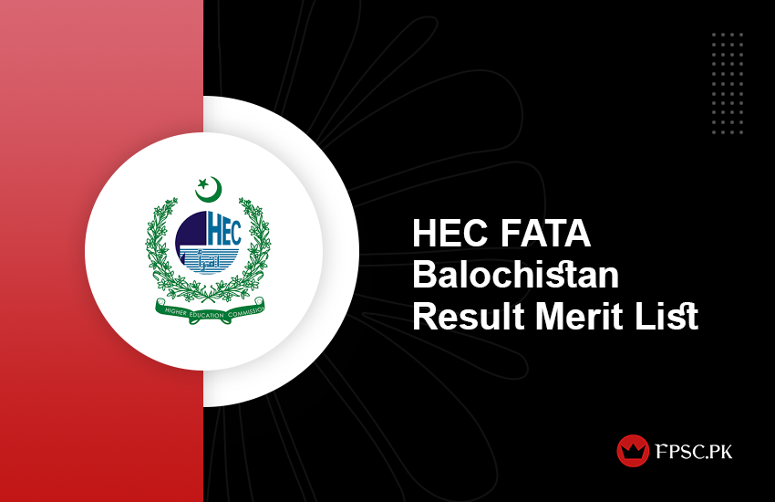 HEC FATA Balochistan Result Merit List