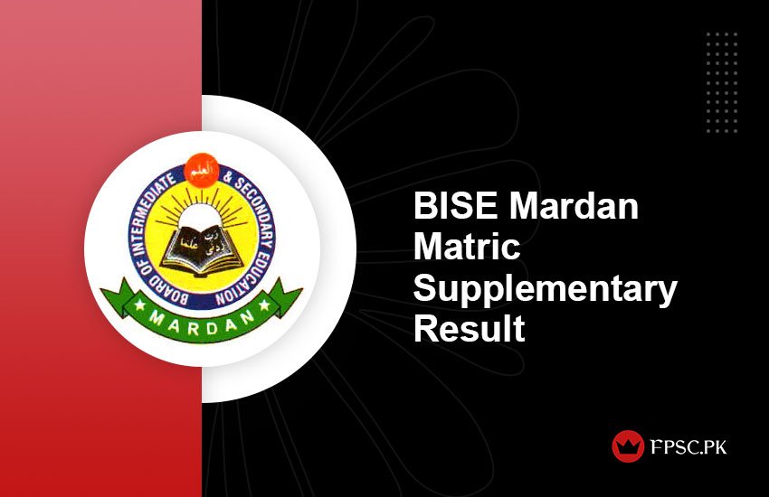 BISE Mardan Matric Supplementary Result