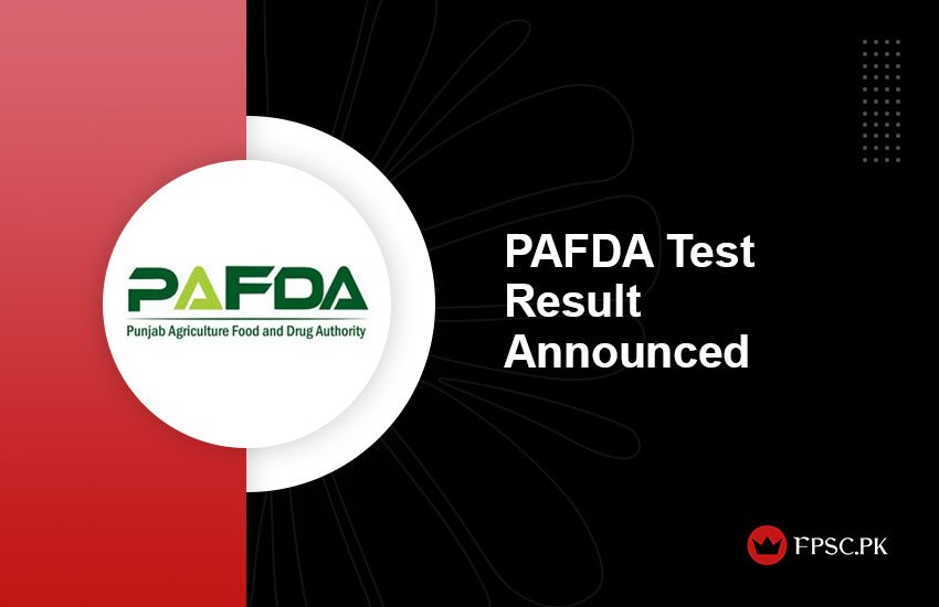 PAFDA Typing Test Result