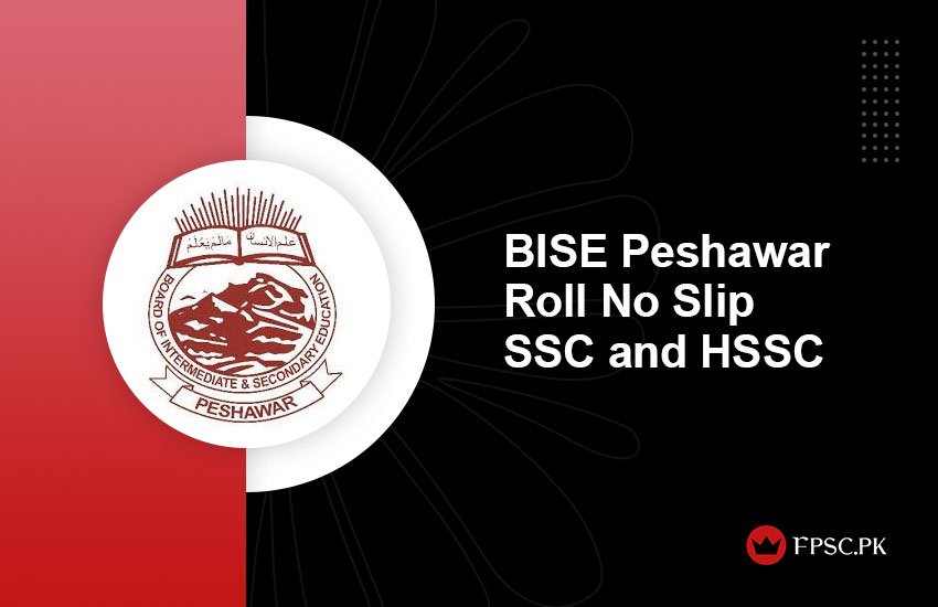 BISE Peshawar Roll No Slip