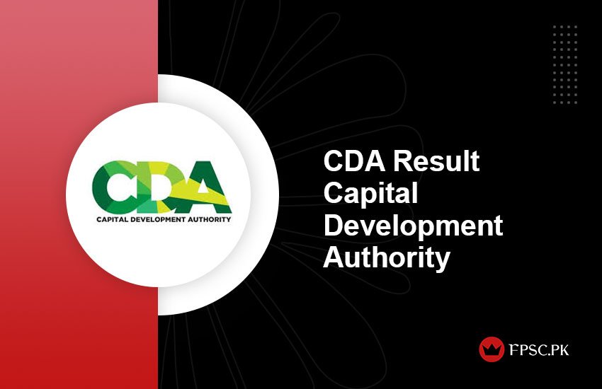 CDA Result 2025 Capital Development Authority