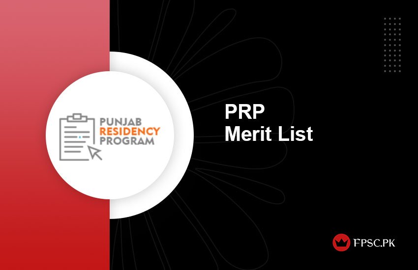 PRP Merit List