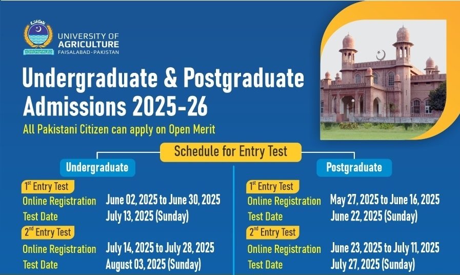 UAF Admission Test Date